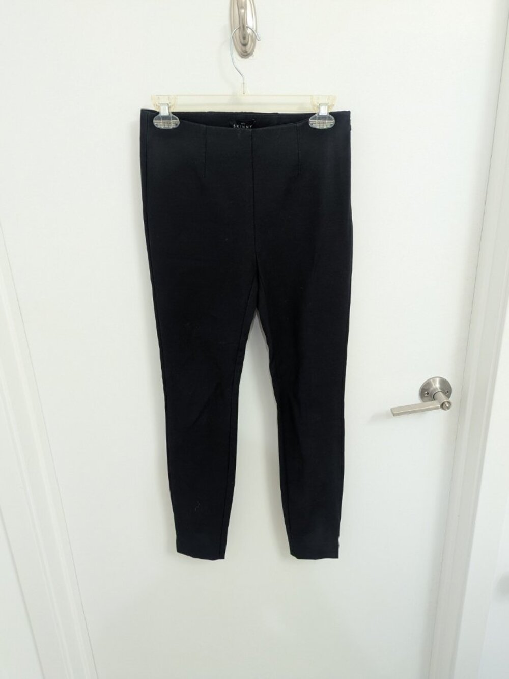 WHBM Modern-Fit Comfort Stretch Skinny Ankle Pants Split Hem Size 00